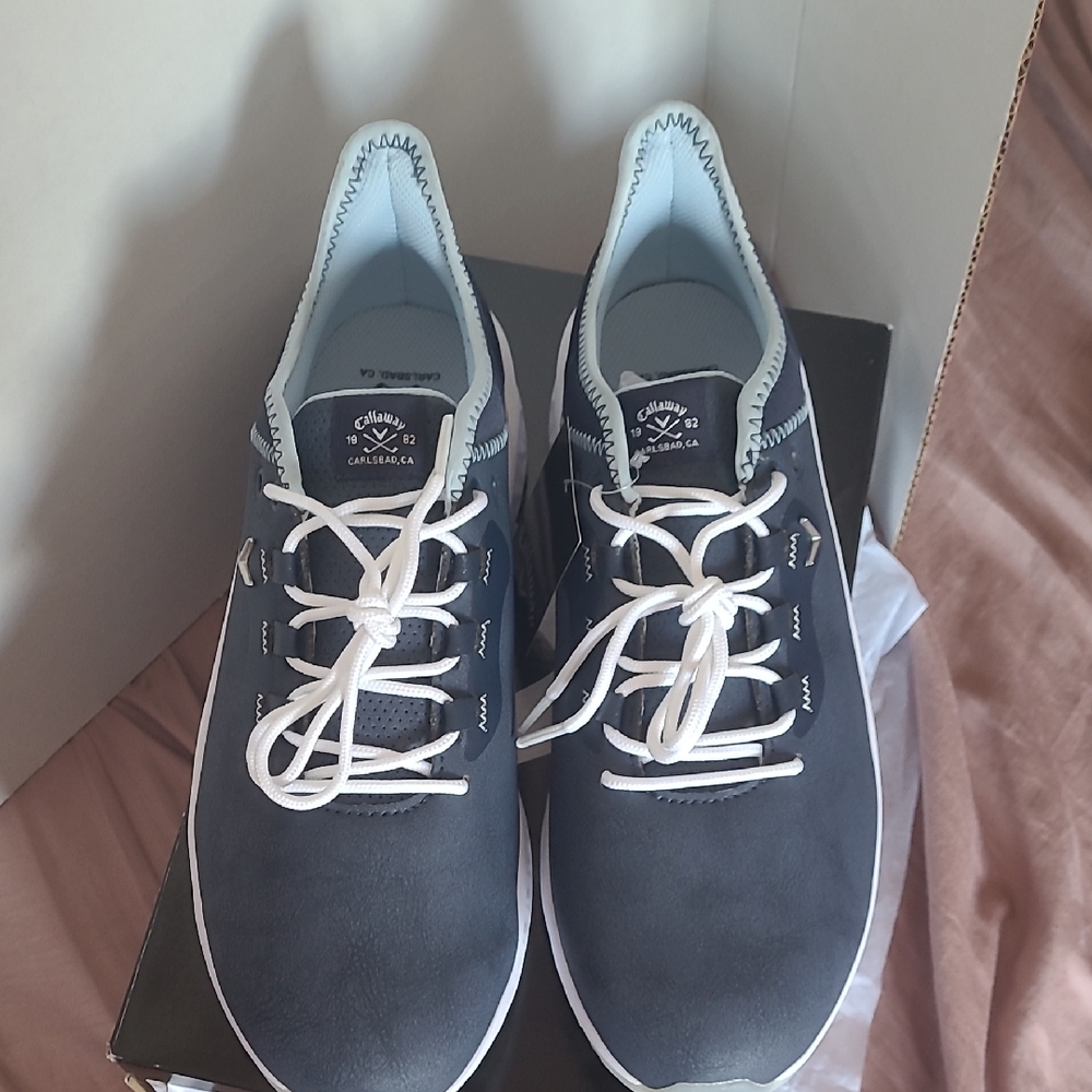 NIB - Callaway Womens La Jolla Dark Blue Golf Shoes - Size 11